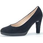 Schwarze Gabor High Heels & Stiletto-Pumps in Breitweite aus Glattleder für Damen Größe 42,5 