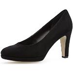 Reduzierte Schwarze Elegante Gabor High Heels & Stiletto-Pumps in Breitweite aus Leder für Damen Größe 36 