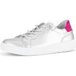 Pinke Gabor Low Sneaker in Normalweite aus Glattleder für Damen Größe 40,5 