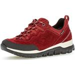 Rote Gabor Low Sneaker aus Veloursleder für Damen Größe 40 