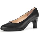 Schwarze Gabor High Heels & Stiletto-Pumps in Normalweite aus Glattleder für Damen Größe 39,5 