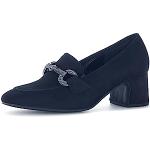 Reduzierte Blaue Gabor High Heels & Stiletto-Pumps in Normalweite aus Glattleder für Damen Größe 42 