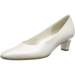 Weiße Elegante Gabor Trichterabsatz High Heels & Stiletto-Pumps in Breitweite für die Braut für Damen mit Absatzhöhe 5cm bis 7cm 