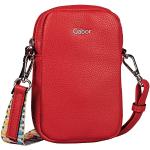Reduzierte Rote Elegante Gabor Damenhandtaschen mit Handyfach 