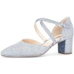 Türkise Elegante Gabor High Heels & Stiletto-Pumps mit Riemchen in Normalweite aus Glattleder für Damen Größe 40 