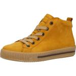 Gelbe Gabor High Top Sneaker & Sneaker Boots aus Leder für Damen Größe 38 