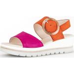 Gabor Fashion Sandaletten mit Klettverschluss aus Veloursleder 