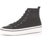 Reduzierte Schwarze Gabor Fashion High Top Sneaker & Sneaker Boots mit Reißverschluss aus Nubukleder für Damen Größe 42 mit Absatzhöhe bis 3cm 