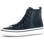Reduzierte Schwarze Gabor Fashion High Top Sneaker & Sneaker Boots mit Reißverschluss aus Glattleder für Damen Größe 44 mit Absatzhöhe bis 3cm 