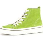 Grüne Gabor Fashion High Top Sneaker & Sneaker Boots mit Reißverschluss für Damen Größe 40 mit Absatzhöhe bis 3cm 