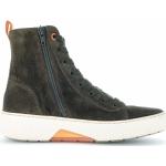 Grüne Gabor Rollingsoft High Top Sneaker & Sneaker Boots aus Veloursleder leicht für Damen Größe 39 