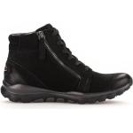 Schwarze Gabor Rollingsoft High Top Sneaker & Sneaker Boots aus Nubukleder leicht für Damen Größe 37,5 