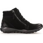 Schwarze Gabor Rollingsoft High Top Sneaker & Sneaker Boots aus Nubukleder leicht für Damen Größe 40 