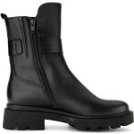 Reduzierte Schwarze Gabor Ankle Boots & Klassische Stiefeletten aus Leder für Damen Größe 36 