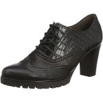 Schwarze Business Gabor Derby Schuhe mit Schnürsenkel für Damen Größe 36 