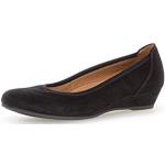 Schwarze Gabor High Heels & Stiletto-Pumps in Breitweite aus Glattleder leicht für Damen Größe 42,5 