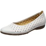 Gabor Shoes Damen Fashion Geschlossene Ballerinas, Weiß (Weiss 21), 39 EU