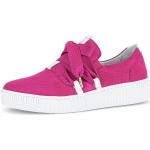 Reduzierte Pinke Gabor Slip-on Sneaker ohne Verschluss in Normalweite aus Leder für Damen Größe 43 