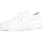Reduzierte Weiße Gabor Slip-on Sneaker ohne Verschluss in Normalweite aus Kalbsleder für Damen 
