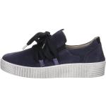 Blaue Gabor Slip-on Sneaker ohne Verschluss für Damen Größe 38,5 