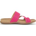 Pinke Gabor Slipper aus Textil für Damen Größe 42 für den für den Sommer 