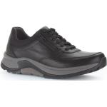 Reduzierte Schwarze Gabor Low Sneaker in Normalweite aus Leder für Herren Größe 43 mit Absatzhöhe 3cm bis 5cm 