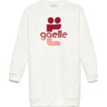 Reduzierte Weiße Langärmelige Gaëlle Bonheur Paris Mini Sweatkleider aus Baumwolle für Damen Größe XS 