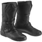 Schwarze Gore Tex Stiefel mit Schnalle aus Leder atmungsaktiv Größe 40 