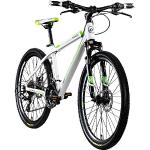 Galano 26 Zoll Toxic Mountainbike Hardtail MTB Jugendmountainbike Jugendfahrrad (weiß/grün/schwarz, 46 cm)