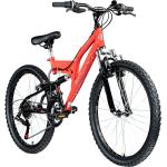 Galano FS180 Jugendfahrrad 24 Zoll Mountainbike 130 - 145 cm 21 Gänge Mädchen Jungen Fahrrad ab 8 Jahre MTB Fully Jugendrad V-Brakes