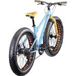 Galano Mountainbike Fatbike Fatman 4.0 MTB Hardtail Unisex 26 Zoll RH 43cm 7-Gang blau orange