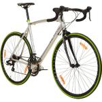 Galano Rennrad »Vuelta STI«, 14 Gang, Kettenschaltung, 28 Zoll für Damen und Herren 150 - 195 cm Fahrrad Road Bike Fitnessrad, grau/grün