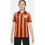 Galatasaray 2023/24 Stadium Third Nike Dri-FIT Fußball-Kurzarm-Oberteil für ältere Kinder - Orange