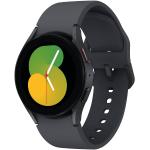Anthrazitfarbene 5 Bar wasserdichte SAMSUNG Galaxy Watch5 Smartwatches aus Aluminium mit Saphir mit LTE mit Saphirglas-Uhrenglas für Damen zum Fitnesstraining 