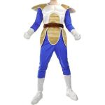 Blaue Motiv Dragon Ball Vegeta Cosplay-Kostüme aus Polyester für Herren Größe L 
