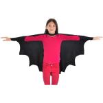 Schwarze Motiv Fledermaus-Kostüme aus Polyester für Kinder Größe 110 