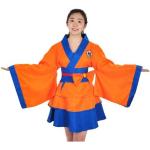 Orange Motiv Geisha-Kostüme aus Polyester für Damen Größe L 