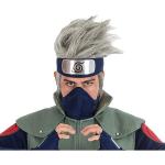 Silberne Naruto Kakashi Hatake Cosplay-Perücken & Manga-Perücken aus Polyester für Herren 