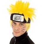 Gelbe Naruto Naruto Uzumaki Cosplay-Perücken & Manga-Perücken aus Polyester für Herren 