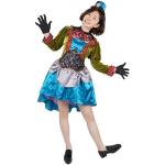 Bunte Motiv Alice im Wunderland Verrückter Hutmacher Faschingskostüme & Karnevalskostüme aus Polyester für Damen Größe M 