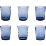 Blaue Wassergläser aus Glas mundgeblasen 