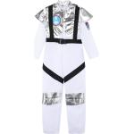 Weiße Astronauten-Kostüme für Kinder Größe 128 