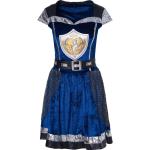 Blaue Ritter-Kostüme für Damen Größe S 