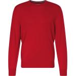 Rote Casual Rundhals-Ausschnitt Kaschmir-Pullover aus Wolle für Herren Größe L 