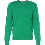 Grüne Casual V-Ausschnitt Kaschmir-Pullover aus Wolle für Herren Größe M 