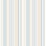 Galerie Simply Stripes ST36909 Tapete, gestreift, 3 verschiedene Streifen, 10 m x 52,8 cm, Blau/Beige