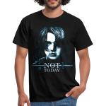 Reduzierte Schwarze SPREADSHIRT Game of Thrones Arya Stark T-Shirts aus Baumwolle für Herren 