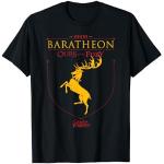 Schwarze Game of Thrones Der Eiserne Thron T-Shirts für Damen Größe S 