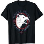 Schwarze Game of Thrones Haus Stark T-Shirts für Damen Größe S für den für den Winter 