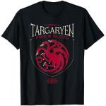 Schwarze Game of Thrones Haus Targaryen T-Shirts für Damen Größe S 